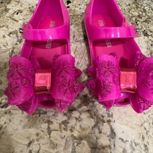 Melissa Pink Bow Shoes